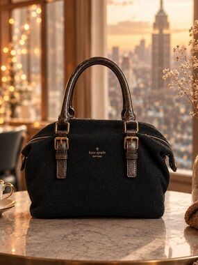 kate spade RARE Wool shoulder
Sachel Bag